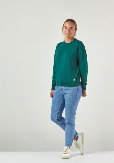 Damen-Sweater ZRCL Basic Green