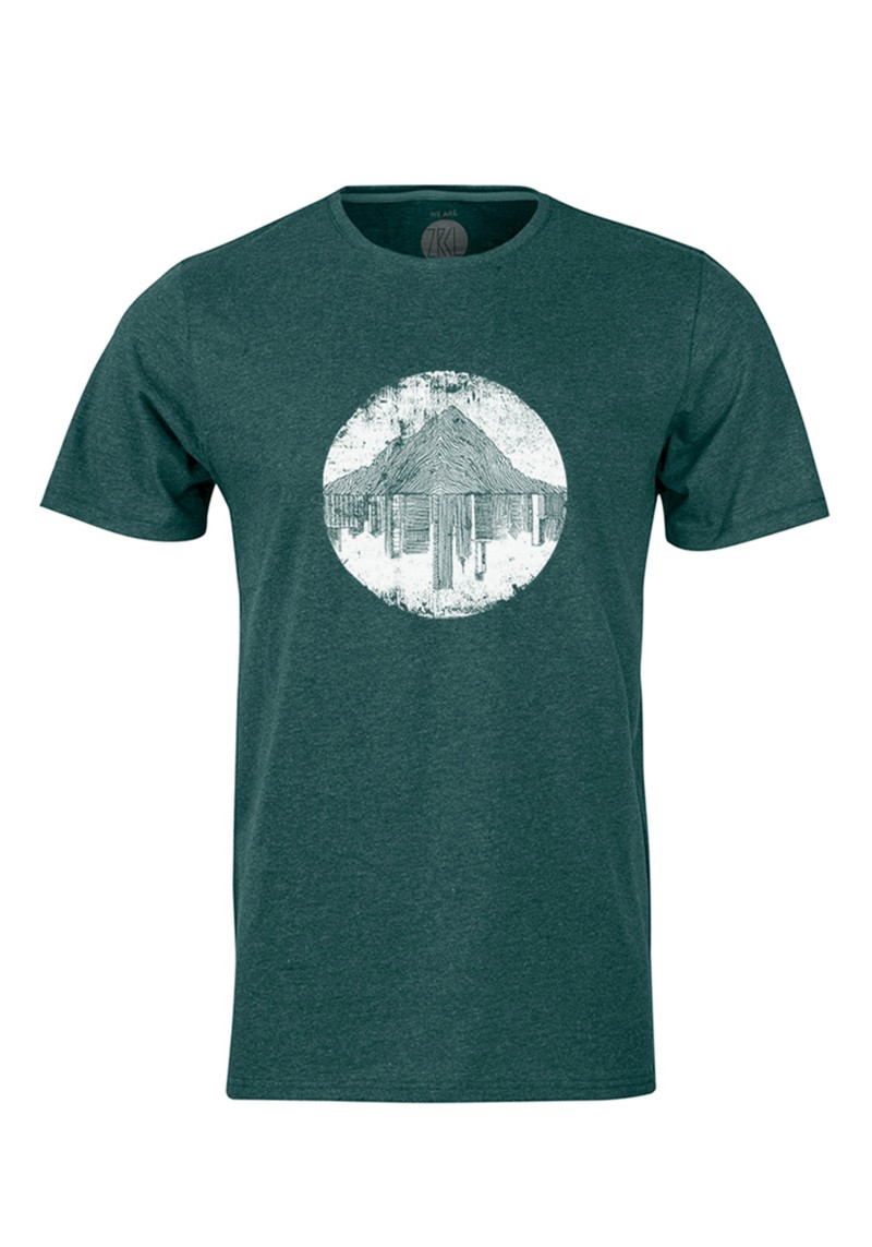 Herren-T-Shirt ZRCL Mountain VS. City Green Stone