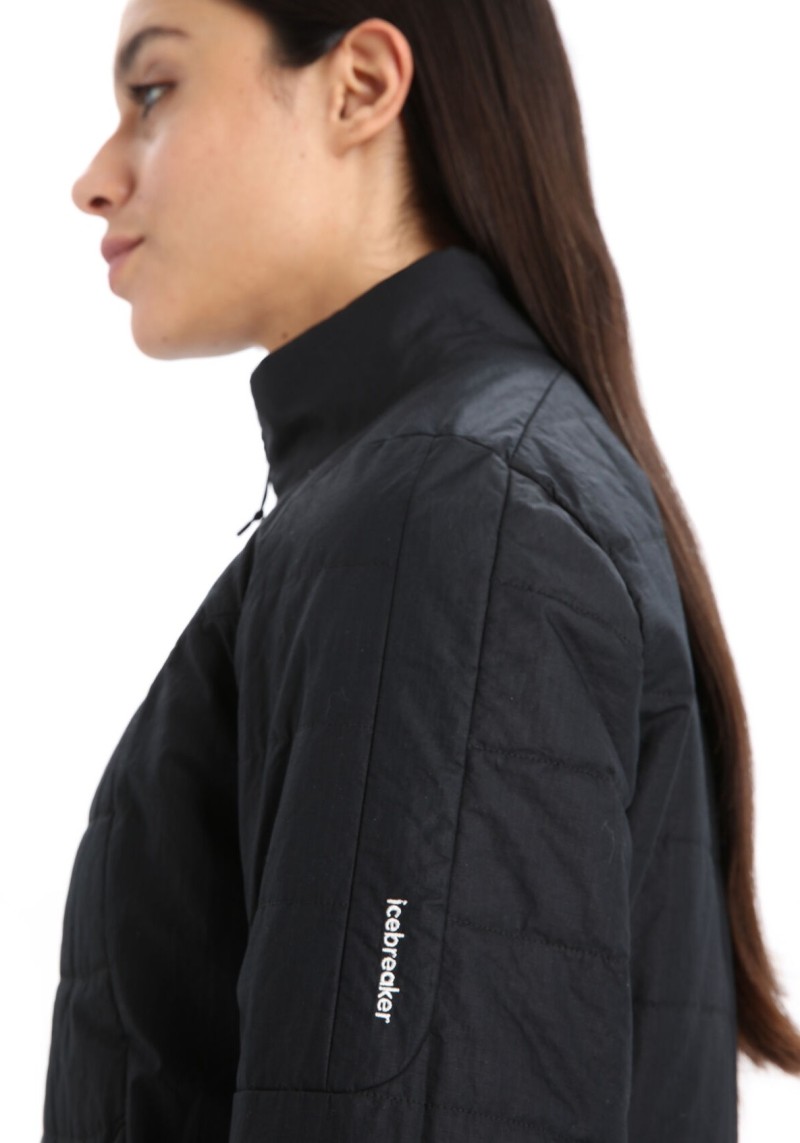 Damen-Jacke icebreaker MerinoLoft™ Jacket Black