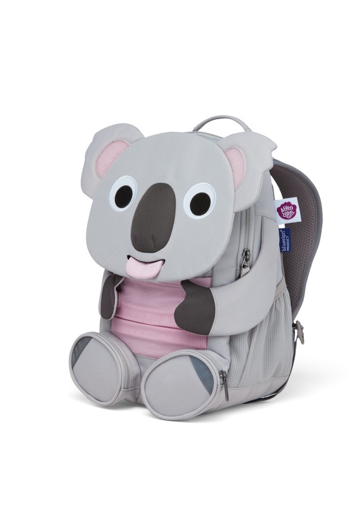 Kinder-Rucksack Affenzahn Koala Grau / Pink